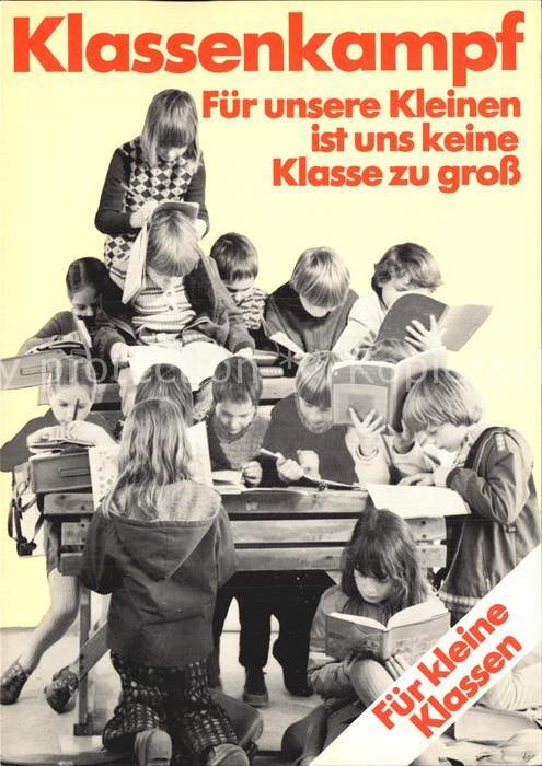 Politik Klassenkampf fuer kleine Klassen Klaus Staeck