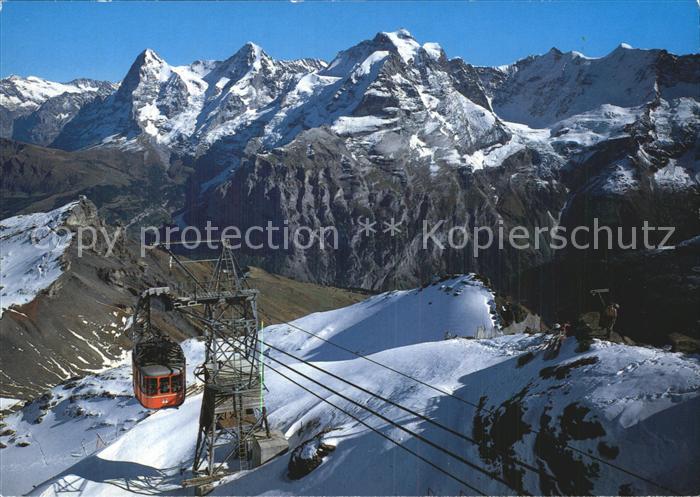 Seilbahn Schilthorn Eiger Moench Jungfrau