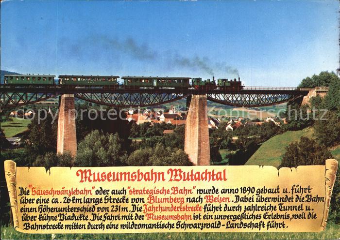 Eisenbahn Museumsbahn Wutachtal
