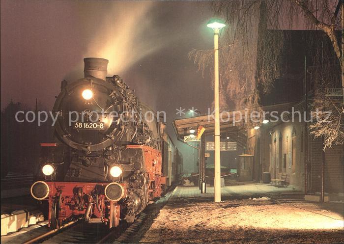 Lokomotive Gueterzuglokomotive  58311 Bahnhof Graefenroda