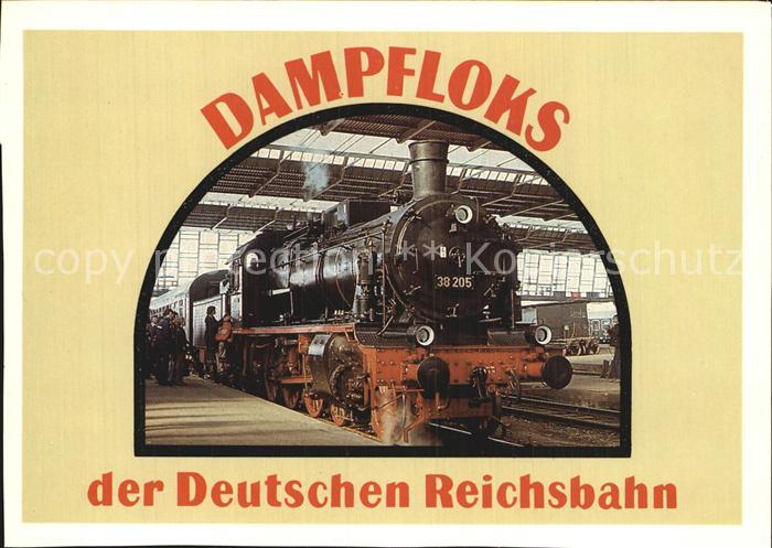 Lokomotive Lok 38 205 Hauptbahnhof Karl-Marx-Stadt