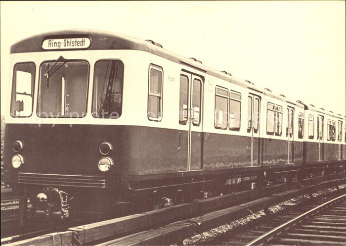 U-Bahn Subway Underground Metro U-Bahn-Wagen Serie DT1 Baujahr 1958/59 Hamburg