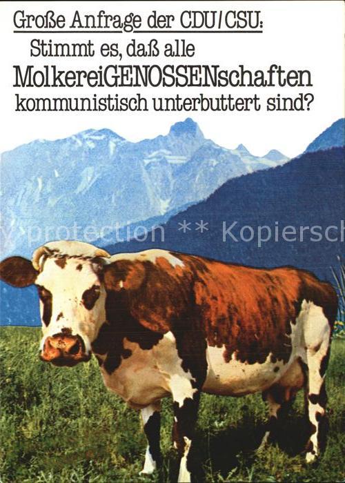 Politik MolkereiGENOssENschaften Klaus Staeck