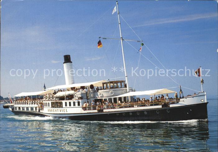 Dampfer Seitenrad Hohentwiel