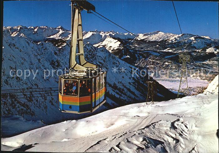 Seilbahn Nebelhorn Oberstdorf Allgaeuer Alpen
