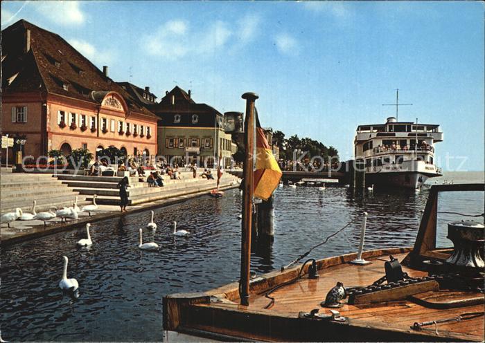ueberlingen Bodensee Schiffsanlegestelle Bodenseefaehre