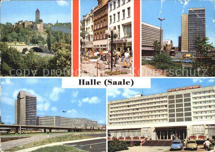 Halle Saale Burg Giebichenstein Klement Gottwald Str Thaelmannplatz Interhotel S
