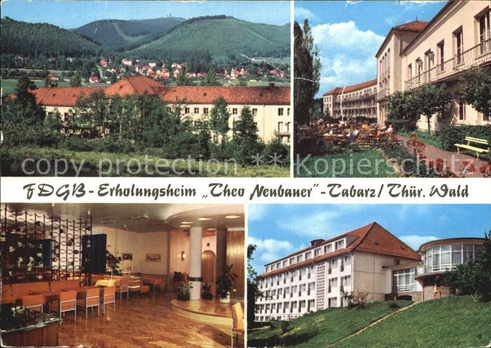 Tabarz FDGB Erholungsheim Theo Neubauer Tanzbar Neues Bettenhaus