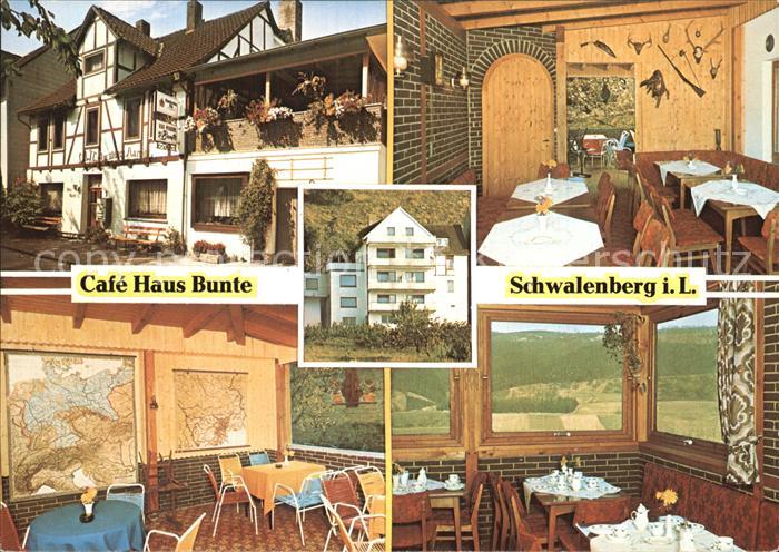 Schieder-Schwalenberg Cafe Pension Haus Bunte Gastraeume