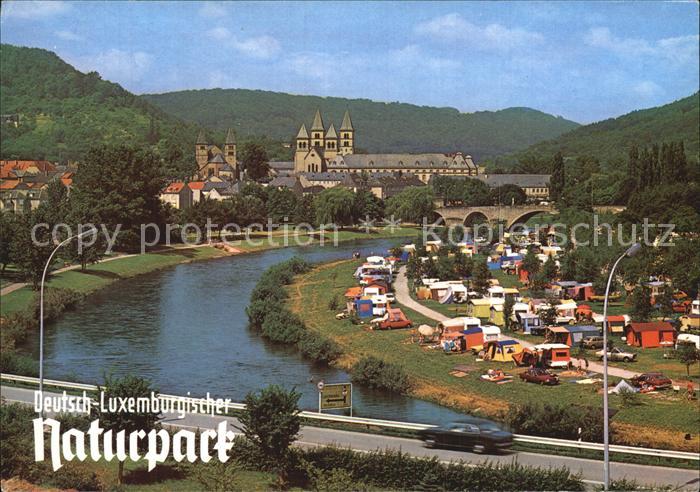 Echternach Deutsch Luxemburgischer Naturpark Abtei Campingplatz in Echternachbru