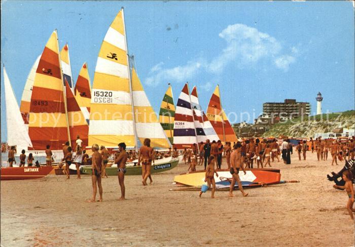 Egmond aan Zee Strand Segelboote