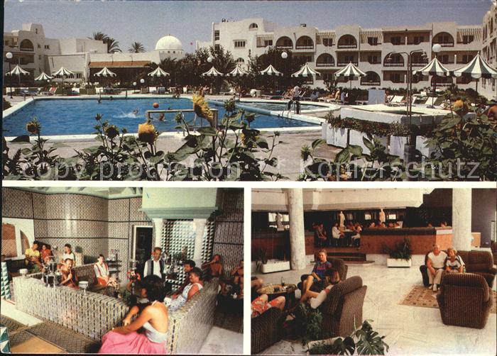 Port El-Kantaoui Hotel Abou Soufiane Pool Foyer Rezeptio