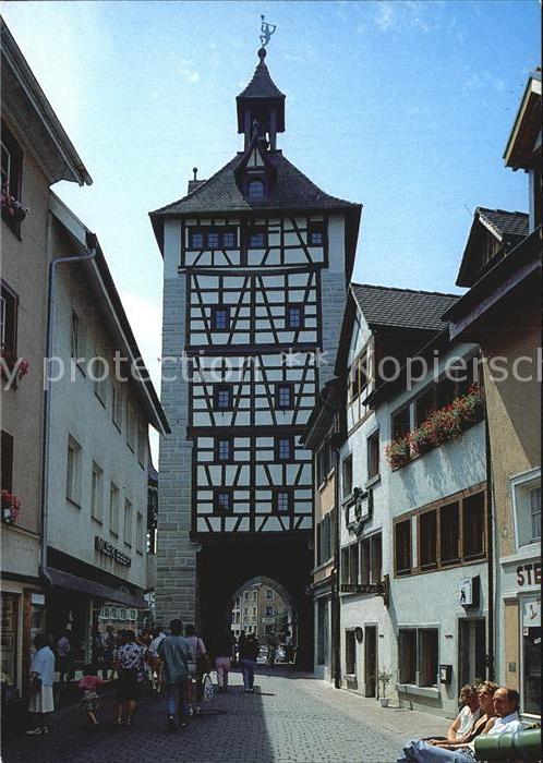 Konstanz Bodensee Schnetztor und Hus Haus