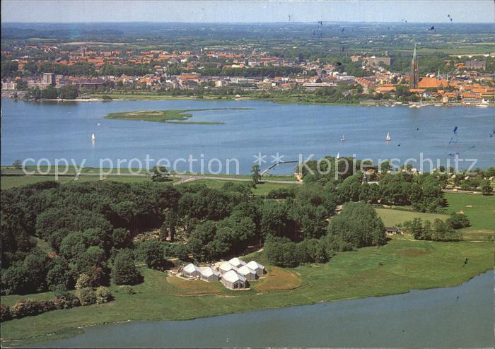 Schleswig Schlei Wikinger Museum Haithabu Haddebyer Noor Fliegeraufnahme