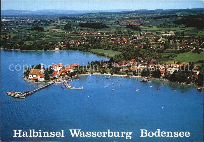 Wasserburg Bodensee Fliegeraufnahme
