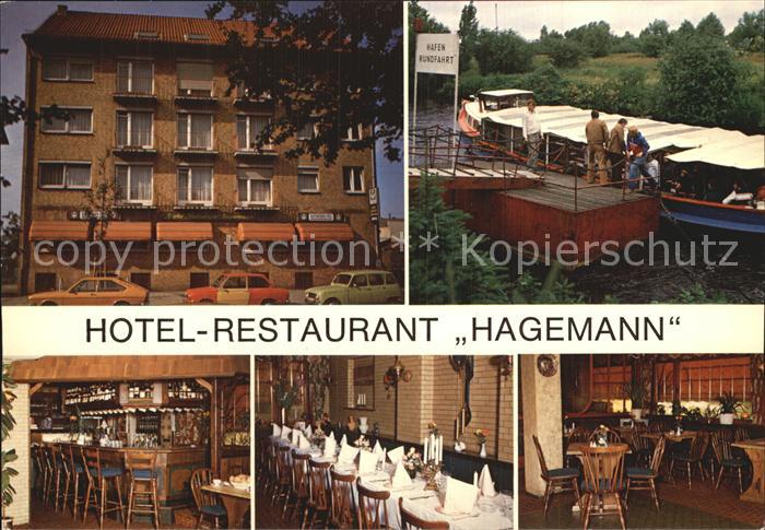 Wilhelmsburg Hamburg Hotel Restaurant Hagemann Hafenrundfahrt Bar Speiseraum