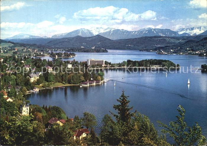 Poertschach Woerthersee mit Karawanken