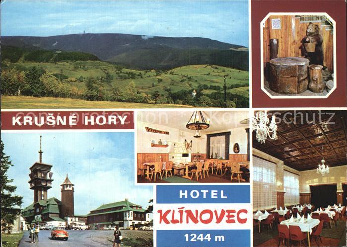 Krusne Hory Hotel Klinovec Panorama Teilansichten Gastraum