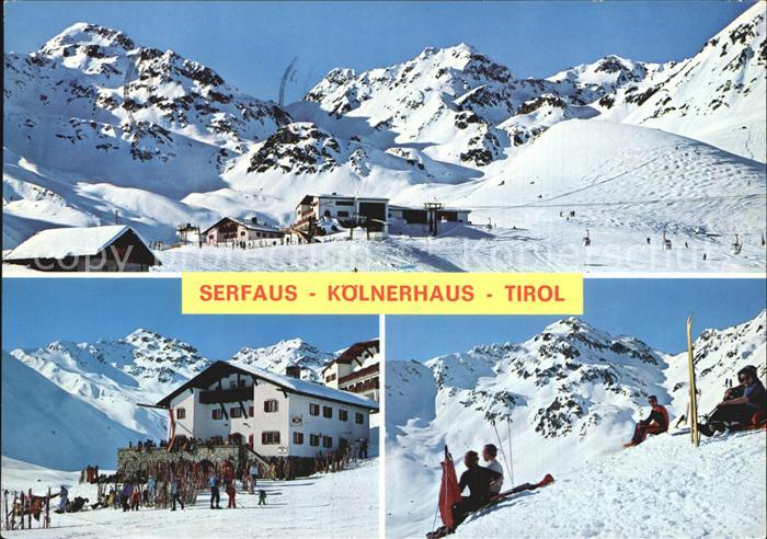 Serfaus Tirol Koelnerhaus Panorama Skipiste