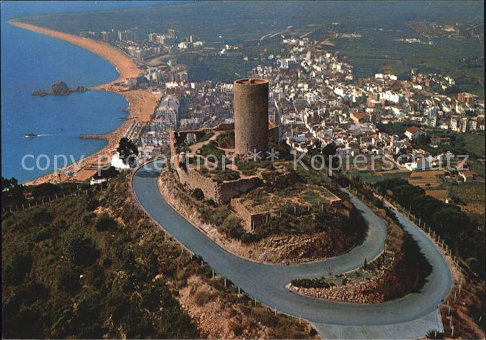 Blanes Castell Fliegeraufnahme
