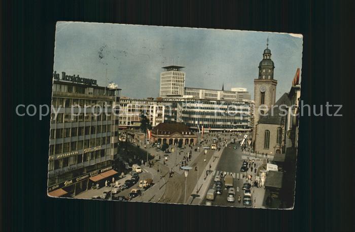 Frankfurt Main Rossmarkt und Hauptwache