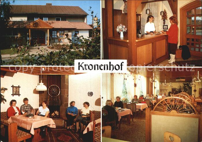 Oedelsheim Hotel Zum Kronenhof Rezeption Gastraum