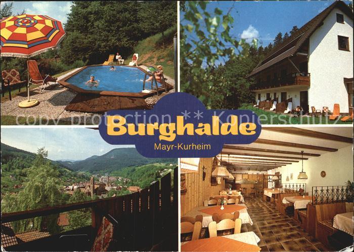 Alpirsbach Burghalde Mayr Kurheim Pool Gastraeume Panorama