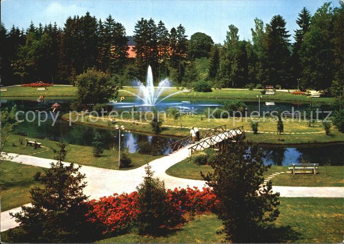 Bad Woerishofen Kurpark Fontaene