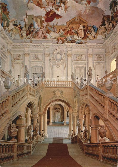 WueRZBURG Bayern Residenz Treppenhaus Deckengemaelde