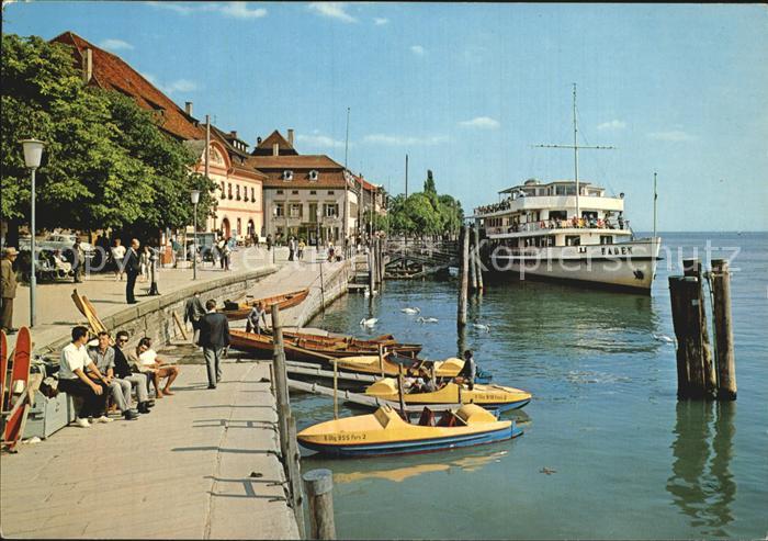 ueberlingen Bodensee Hafen Anlegestelle Faehre