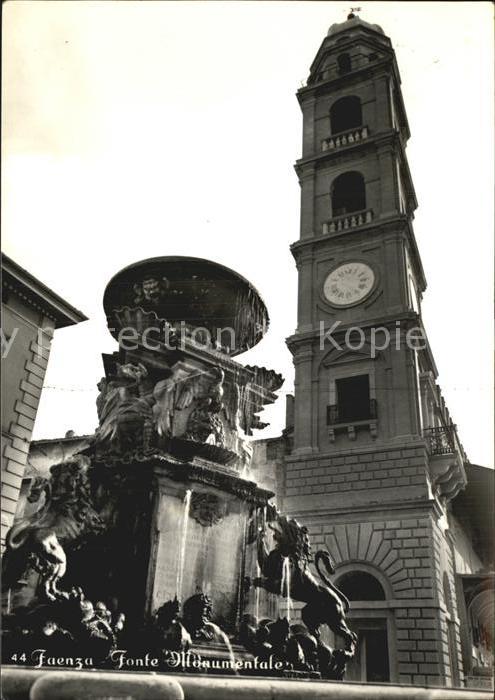 Italien Italia Italy Faenza Fonte Monumentale