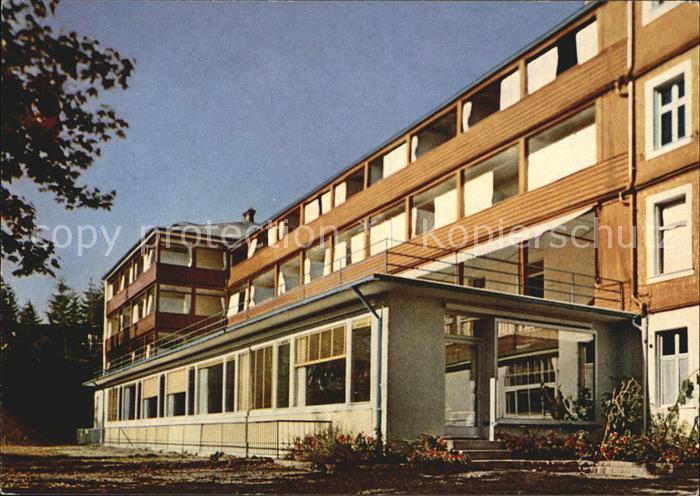 Hoechenschwand Schwarzwald BW Augenheilstaette Sonnenhof