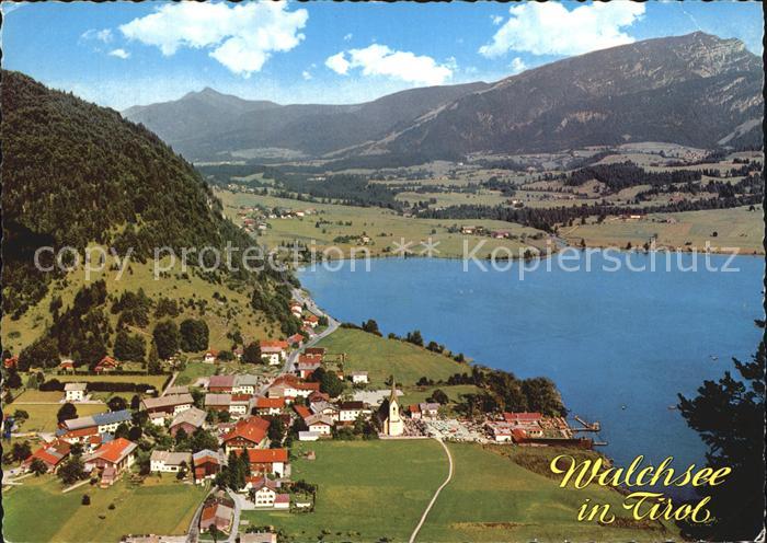 Walchsee Tirol Fliegeraufnahme