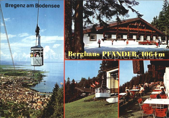 Bregenz Vorarlberg Berghaus Pfaender Seilbahn