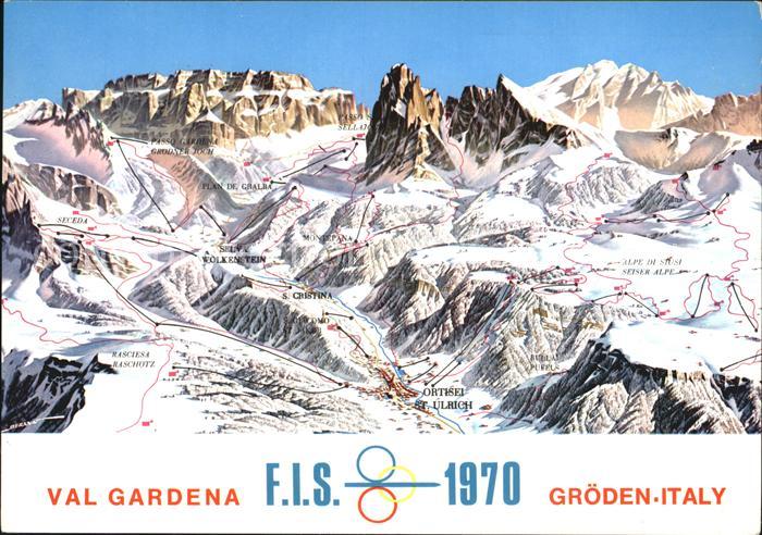Groeden Tirol Val Gardena Skigebiet