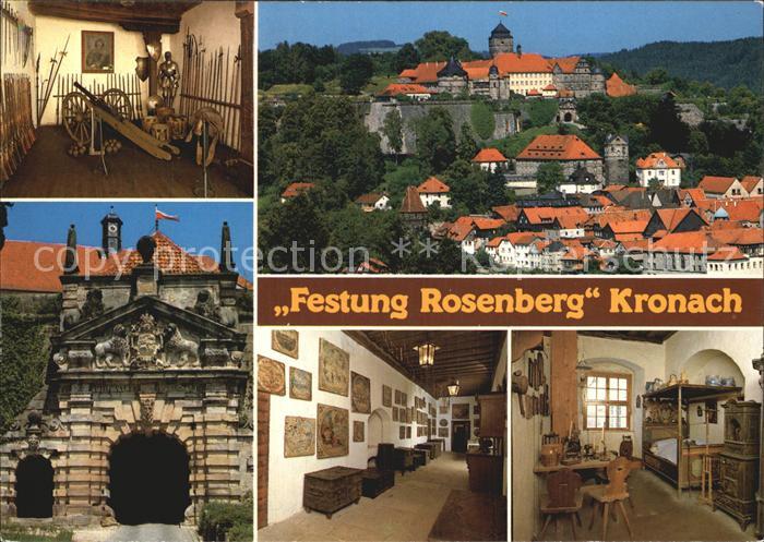 Kronach Oberfranken Festung Rosenberg