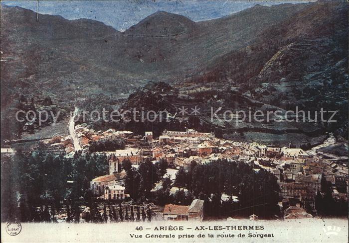 Ax-les-Thermes Fliegeraufnahme Repro