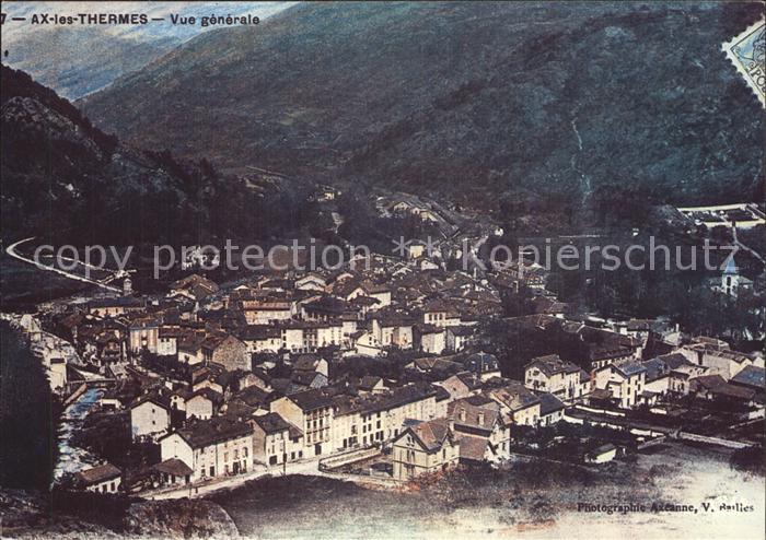 Ax-les-Thermes Fliegeraufnahme Repro