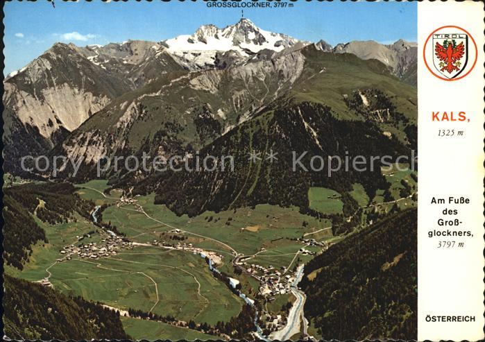 Kals Grossglockner Fliegeraufnahme