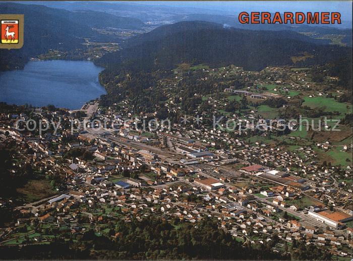 Gerardmer Vosges Fliegeraufnahme mit See