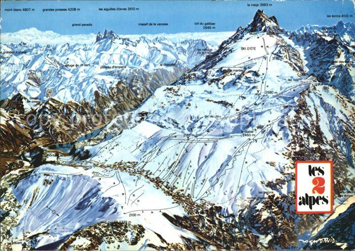 Dauphin Fliegeraufnahme Skigebiet