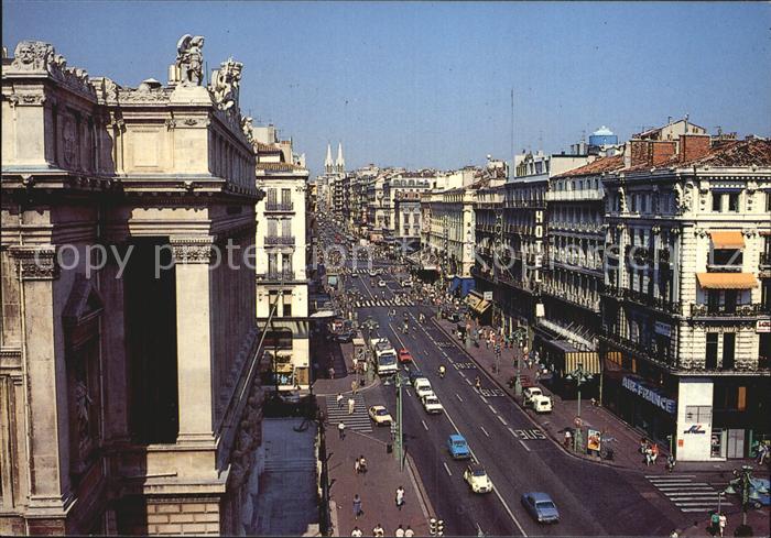 Marseille Bouches-du-Rhone La Canebiere