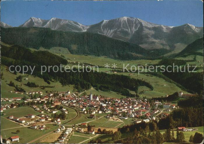 Oberstaufen Oberallgaeu Bayern Fliegeraufnahme