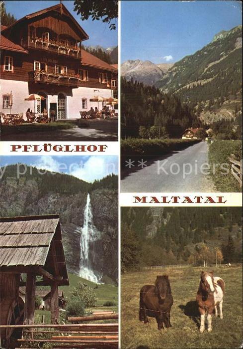 Maltatal Kaernten Pflueglhof Wasserfall