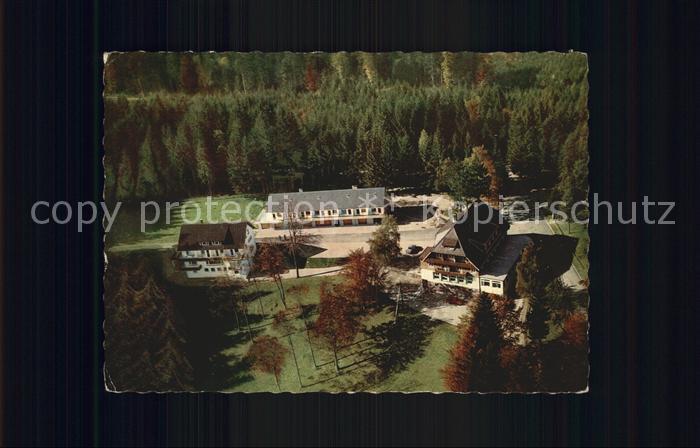 Bermersbach Forbach Hoehenhotel Rote Lache Fliegeraufnahme