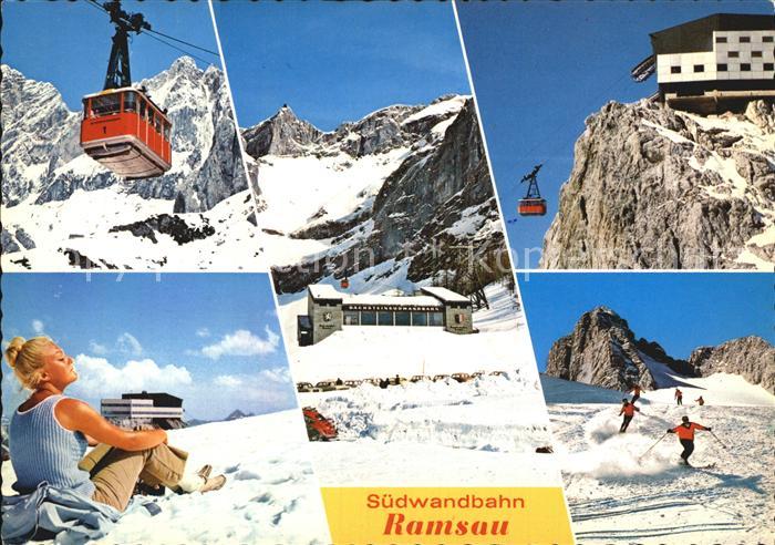 Ramsau Berchtesgaden Suedwandbahn Skigebiet