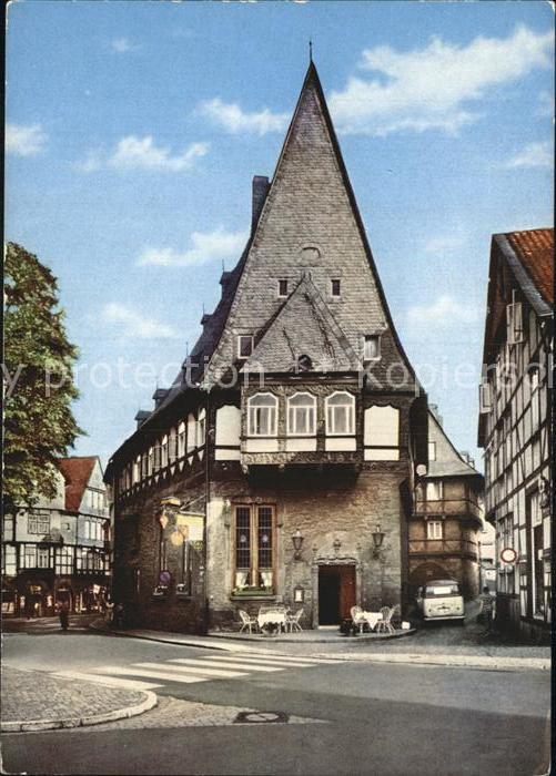 GOSLAR Harz Niedersachsen alte Kaiserstadt Das Brusttuch altes Haus