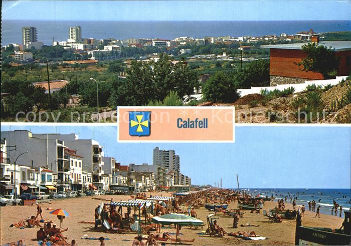 Calafell Teilansicht strand