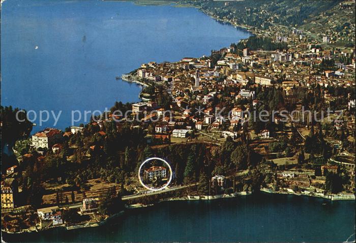 Pallanza Fliegeraufnahme Hotel Villatilde