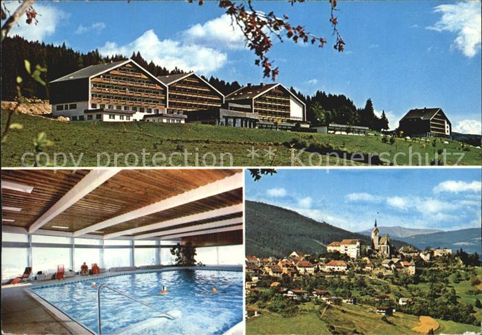 Althofen Kuranstalten Hallenbad Teilansicht